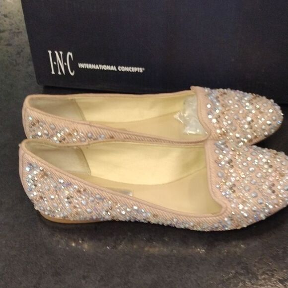 INC Beige Embellished Flats - Picture 5 of 7